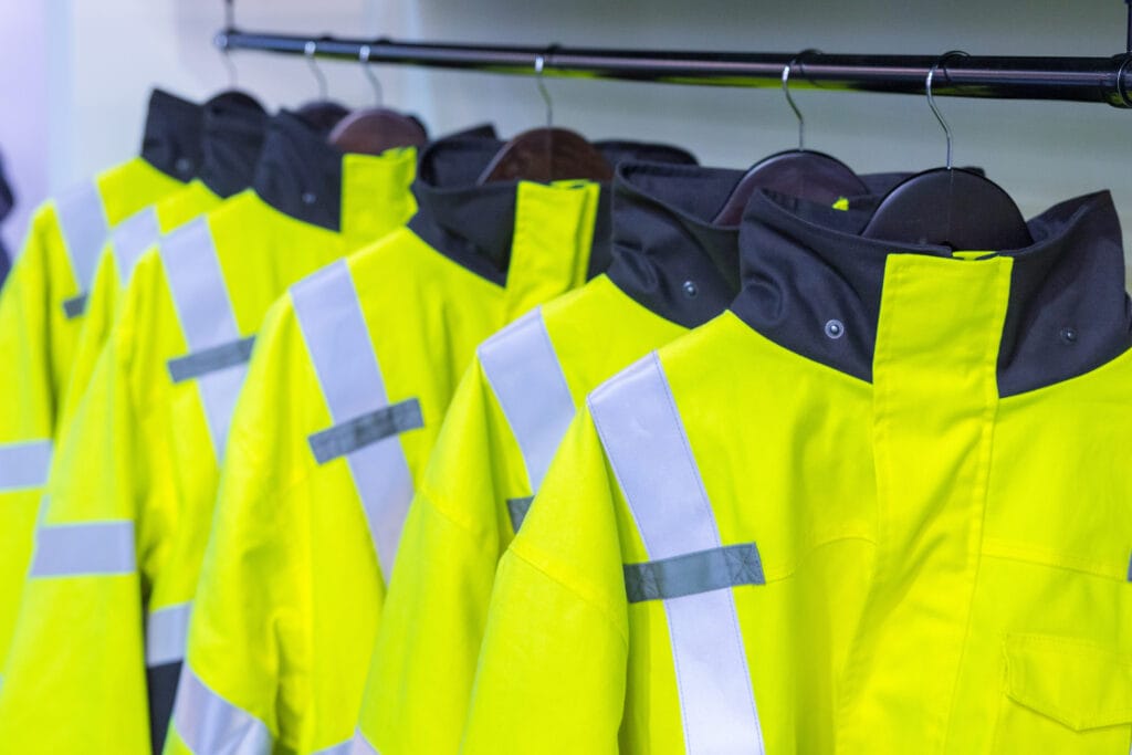Reflektoren-Jacken im Shop als Schutzkleidung mieten